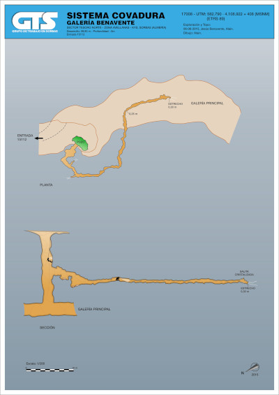 15112 Cueva Basilio* Topografía en el Karst de Yeso de Sorbas